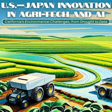 Cover Image for U.S.–Japan Innovation in Agri-Tech and AI: California’s Environmental Challenges, from Drought to Data
