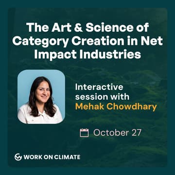 Cover Image for The Art & Science of Category Creation in Net Impact Industries