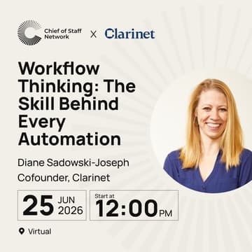 Cover Image for Workflow Thinking: The Skill Behind Every Automation