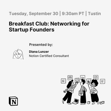 Cover Image for Breakfast Club: Networking for Startup Founders