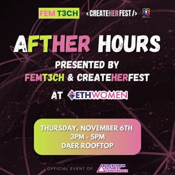 Cover Image for โจ AFTHER HOURS โจ by Fem T3ch & CreateHER Fest