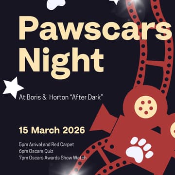 Cover Image for Pawscars Night at Boris and Horton "After Dark"