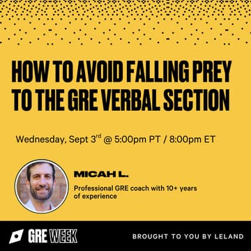 Cover Image for How to Avoid Falling Prey to the GRE Verbal Section