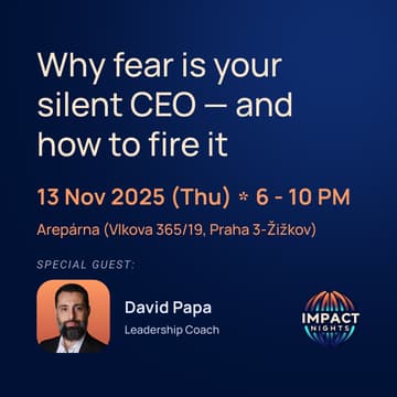 Cover Image for Impact Dinner with David Papa: Why fear is your silent CEO — and how to fire it