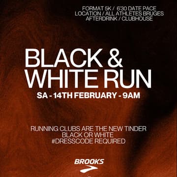 Cover Image for All Athletes® Black & White Run ft. Brooks