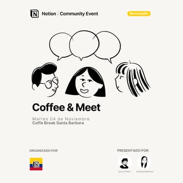 Cover Image for Coffe & Meet with Notion
