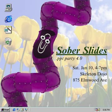 Cover Image for Sober Slides .ppt party 4.0