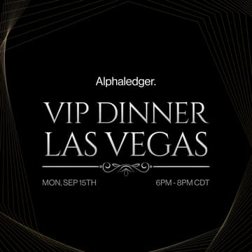 Cover Image for Alphaledger VIP Dinner | Las Vegas
