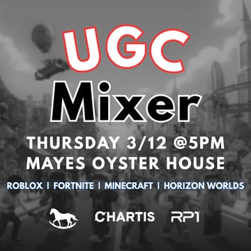 Cover Image for UGC Mixer @ GDC 26 (Roblox, UEFN, Minecraft,  Horizon Worlds, etc.)