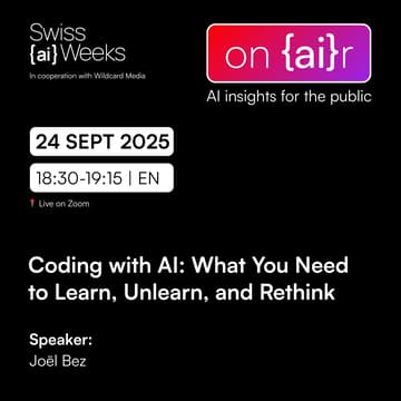Cover Image for on {ai}r | Coding with AI: What You Need to Learn, Unlearn, and Rethink