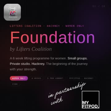 Cover Image for Foundation/+ by Lifters Coalition Cohort2- a lifting programme for women