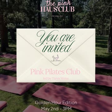 Cover Image for Free Pilates Class - The Pink Haus Club