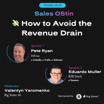 Cover Image for 💸 Sales OStin. Costly Sales Mistakes: How to Avoid the Revenue Drain