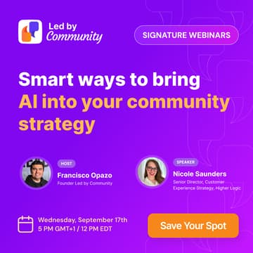 Cover Image for Smart ways to bring AI into your community strategy