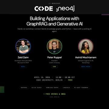 Cover Image for Building Applications with GraphRAG and Generative AI