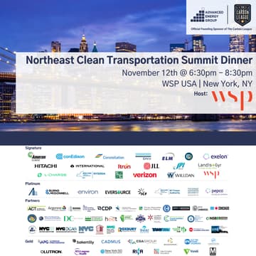 Cover Image for AEG Northeast Clean Transportation Summit Dinner
