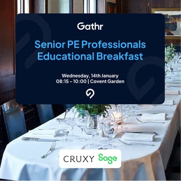 Cover Image for Gathr: Senior Private Equity Professionals Educational Breakfast