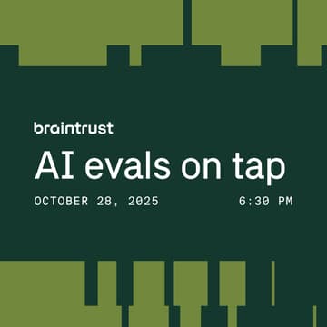 Cover Image for AI evals on tap w/ Braintrust