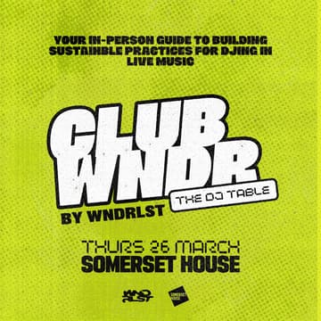 Cover Image for CLUBWNDR: The DJs Table