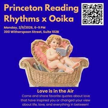 Cover Image for Reading Rhythms Princeton x Love In the Air Quotes Exchange