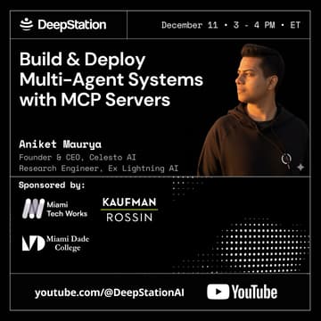 Cover Image for ​Build & Deploy Multi-Agent Systems with MCP Servers