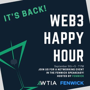 Cover Image for WTIA Web3 Happy Hour at the Fenwick Speakeasy