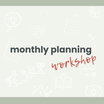 Cover Image for September planning workshop