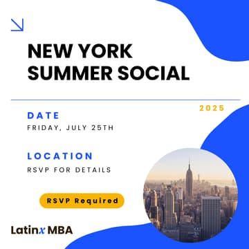 Cover Image for New York Summer Social - Latinx MBA Association