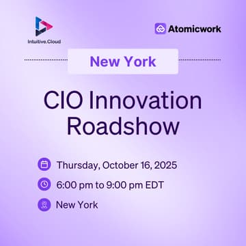 Cover Image for CIO Private Dinner & Innovation Roadshow