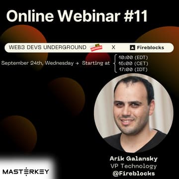 Cover Image for Online Webinar #11 – Securing Digital Assets with Fireblocks