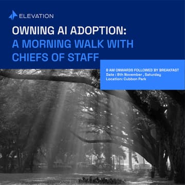Cover Image for Owning AI Adoption: Morning Walk & Breakfast with Chiefs of Staff