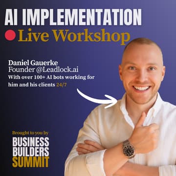 Cover Image for 🔴LIVE AI Implementation Workshop