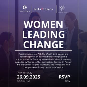 Cover Image for Women Leading Change: AI & The Wealth Shift