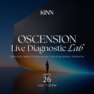 Cover Image for Oscension Live Diagnostic Lab: Identify What’s Blocking Your Business Growth