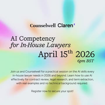 Cover Image for AI Competency for In-House Lawyers