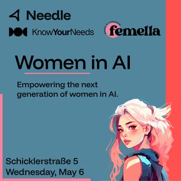 Cover Image for Women in AI. Femella x Needle