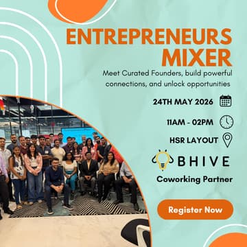 Cover Image for Entrepreneur's Mixer (Bengaluru)