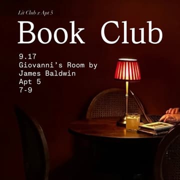 Cover Image for Book Club — Giovanni’s Room by James Baldwin