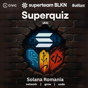 Cover Image for Superquiz @ Iasi | Solana Romania & Superteam Balkan