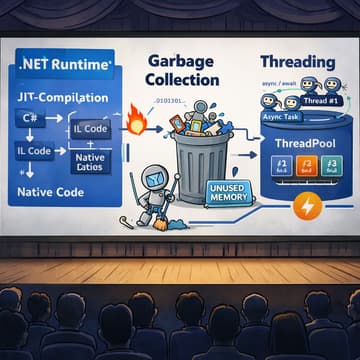 Cover Image for JIT, GC & Threads – Die .NET Runtime, die du jeden Tag nutzt (aber kaum kennst)