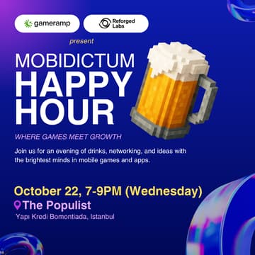 Cover Image for Mobidictum Happy Hour: Powered by GameRamp & Reforged Labs