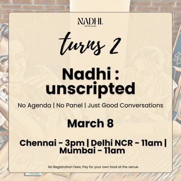 Cover Image for Nadhi Unscripted | Multi-Cities