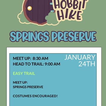 Cover Image for Hobbit Hike: Springs Preserve