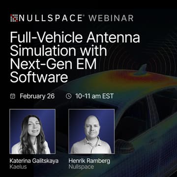 Cover Image for Full-Vehicle Antenna Simulation with Next-Gen EM Software