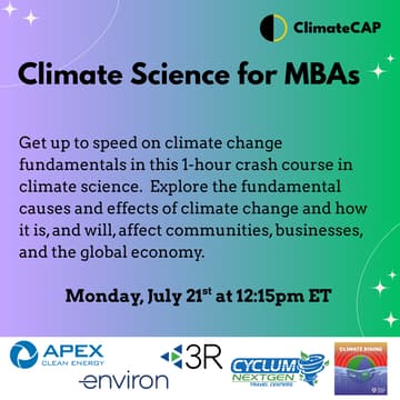 Cover Image for Climate Science for MBAs
