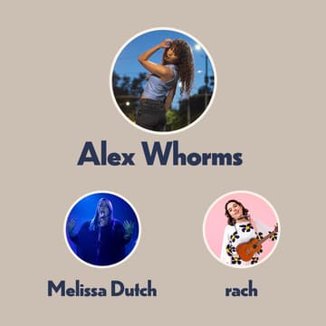 Cover Image for Alex Whorms, Melissa Dutch & rach | Live at CoQuest