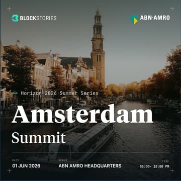 Cover Image for Blockstories Horizon 2026: Amsterdam Summit 🇳🇱