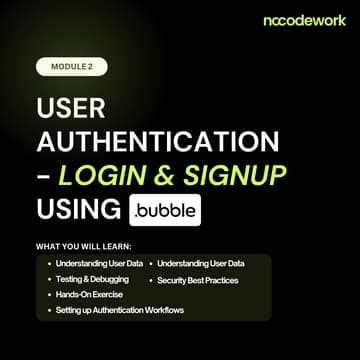 Cover Image for Module 2: User Authentication — Signup & Login
