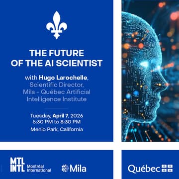 Cover Image for The Future of AI Scientist with Hugo Larochelle, Scientific Director, Mila - Quebec Artificial Intelligence Institute