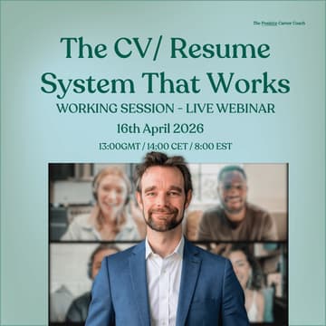 Cover Image for The CV / Resume That Gets You Into Climate (And Why Most Don’t Work)